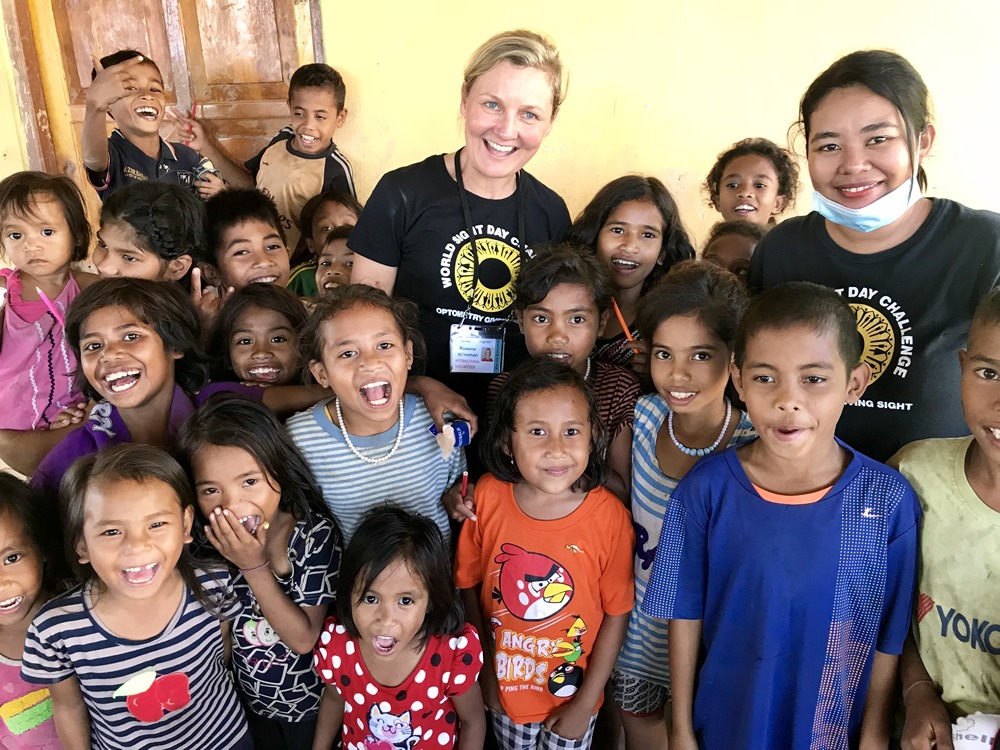 Rowena Beckenham Optometrist helping communities in Sumba