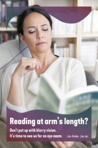 Presbyopia: Are You Reading at Arms Length?