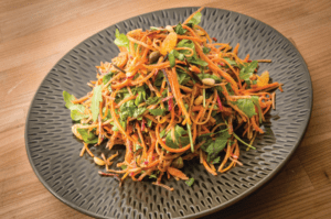 Tangy carrot salad recipe